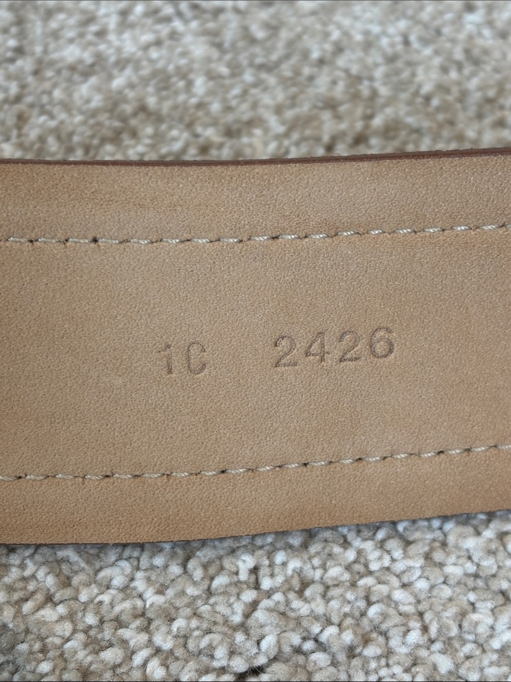 Women’s Prada belt orange suede - Picture 3 of 8